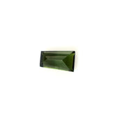 GREEN TOURMALINE CUT TAPER BAGUETTE (DARK/SI) 4X2.50X2MM 0.15 Cts.
