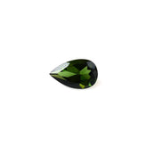 GREEN TOURMALINE CUT PEAR (DARK/SI) 5X3MM 0.22 Cts.