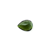 GREEN TOURMALINE CUT PEAR (DARK/SI) 4X3MM 0.15 Cts.