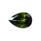 GREEN TOURMALINE CUT PEAR (DARK/SI) 9X6MM 1.40 Cts.