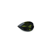 GREEN TOURMALINE CUT PEAR (VERY DARK) 5X3MM 0.25 Cts.