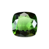 OLD GREEN TOURMALINE CUT CUSHION (DARK/SI) 10MM 3.85 Cts.