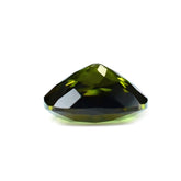 OLD GREEN TOURMALINE CUT CUSHION (DARK/SI) 10MM 3.85 Cts.