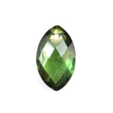 GREEN TOURMALINE CHECKER BRIOLETTE MARQUISE (FULL DRILL) (MEDIUM/HI) 10X6MM 1.63 Cts.