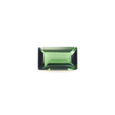 GREEN TOURMALINE CUT BAGUETTE (DARK) 5X3MM 0.28 Cts.