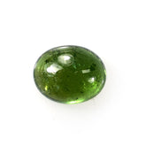 GREEN TOURMALINE PLAIN OVAL CAB (MEDIUM/HI) 10.00X8.00 MM 3.56 Cts.
