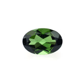 GREEN TOURMALINE CUT OVAL (DARK) (CLEAN) 6.00X4.00MM 0.50 Cts.