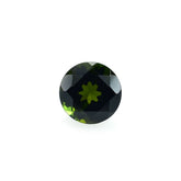 GREEN TOURMALINE CUT ROUND (DARK) (CLEAN) 3.00X3.00MM 0.93 Cts.