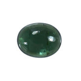 GREEN TOURMALINE PLAIN OVAL CAB (BLUE)(HI) 10.00X8.00 MM 2.40 Cts.