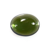 GREEN TOURMALINE PLAIN OVAL CAB (OLISH)(HI) 10.00X8.00 MM 2.29 Cts.