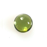 GREEN TOURMALINE PLAIN ROUND CAB LITE(CLEAN) 5.00X5.00 MM 0.53 Cts.