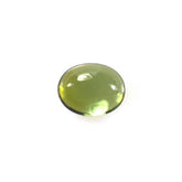 GREEN TOURMALINE PLAIN OVAL CAB (OLISH)(CLEAN) 5.00X4.00 MM 0.45 Cts.