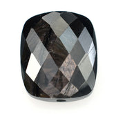 HYPERSTHENE MOONSTONE CHECKER BRIOLETTE CUSHION 14.00X12.00 MM 10.97 Cts.