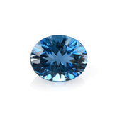 LONDON BLUE TOPAZ CONCAVE CUT OVAL 11X9MM 4.75Cts.