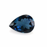 LONDON BLUE TOPAZ CUT PEAR 14X10MM 5.68Cts.