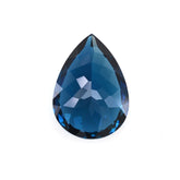 LONDON BLUE TOPAZ CUT PEAR 14X10MM 6.16Cts.