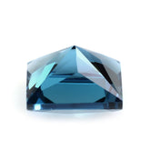 LONDON BLUE TOPAZ PRINCESS CUT SQUARE 8MM 3.03 Cts.