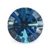 LONDON BLUE TOPAZ CONCAVE SPLENDOR CUT ROUND 10MM 5.10 Cts.
