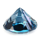 LONDON BLUE TOPAZ CONCAVE SPLENDOR CUT ROUND (DES#75) 12MM 7.95 Cts.