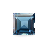LONDON BLUE TOPAZ CUT SQUARE 6MM 1.20 Cts.
