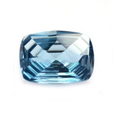 LONDON BLUE TOPAZ CONCAVE CUSHION (DES#6) 14X10MM 7.00 Cts.
