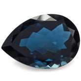 LONDON BLUE TOPAZ CUT PEAR 20X14MM 15.50 Cts.
