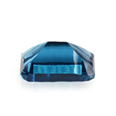 LONDON BLUE TOPAZ CONCAVE SPLENDOR CUT OCTAGON (DES#41) 10X7MM 3.09 Cts.