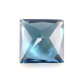 LONDON BLUE TOPAZ PRINCESS CUT SQUARE 8MM 2.85 Cts.