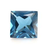LONDON BLUE TOPAZ PRINCESS CUT SQUARE 6MM 1.40 Cts.
