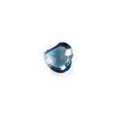 LONDON BLUE TOPAZ BUFFTOP HEART 4MM 0.36 Cts.