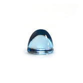 LONDON BLUE TOPAZ BULLET CAB 5MM 1.08 Cts.