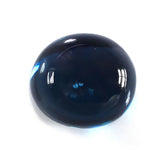 LONDON BLUE TOPAZ FANCY OVAL 10X9MM 6.37 Cts.