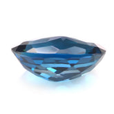LONDON BLUE TOPAZ IRREGULAR CUT OVAL 10X8MM 3.19 Cts.