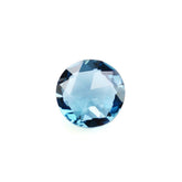 LONDON BLUE TOPAZ ROSE CUT BRIOLETTE ROUND 5.30MM 0.62 Cts.