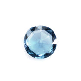 LONDON BLUE TOPAZ ROSE CUT BRIOLETTE ROUND 6MM 0.80 Cts.