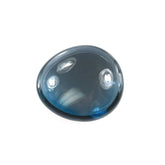 LONDON BLUE TOPAZ PLAIN FANCY CAB (MEDIUM) 9.30X8.10MM 3.03 Cts.