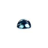 LONDON BLUE TOPAZ PLAIN ROUND CAB (MEDIUM) 4.50MM 0.53 Cts.