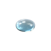 LONDON BLUE TOPAZ PLAIN OVAL CAB 6X4MM 0.50 Cts.