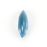 LONDON BLUE TOPAZ PLAIN MARQUISE CAB (BABY)(CLEAN) 11.00X4.00 MM 1.20 Cts.