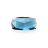 LONDON BLUE TOPAZ ROSE CUT BRIOLETTE CUSHION (NORMAL)(CLEAN) 11.00X6.00 MM 1.91 Cts.