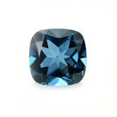 LONDON BLUE TOPAZ CUT CUSHION (NORMAL)(CLEAN) 10.00X10.00 MM 5.50 Cts.