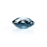 LONDON BLUE TOPAZ CHECKER CUT BRIOLETTE CUSHION (NORMAL)(CLEAN) 8.00X8.00 MM 2.35 CTS