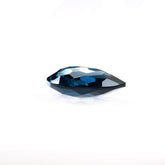 LONDON BLUE TOPAZ IRREGULAR CUT BRIOLETTE PEAR (DARK)(CLEAN) 16.00X13.00 MM 9.60 Cts.