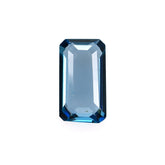 LONDON BLUE TOPAZ BOTH SIDE TABLE CUT OCTAGON (NORMAL)(CLEAN) 13.00X7.00 MM 4.24 Cts.