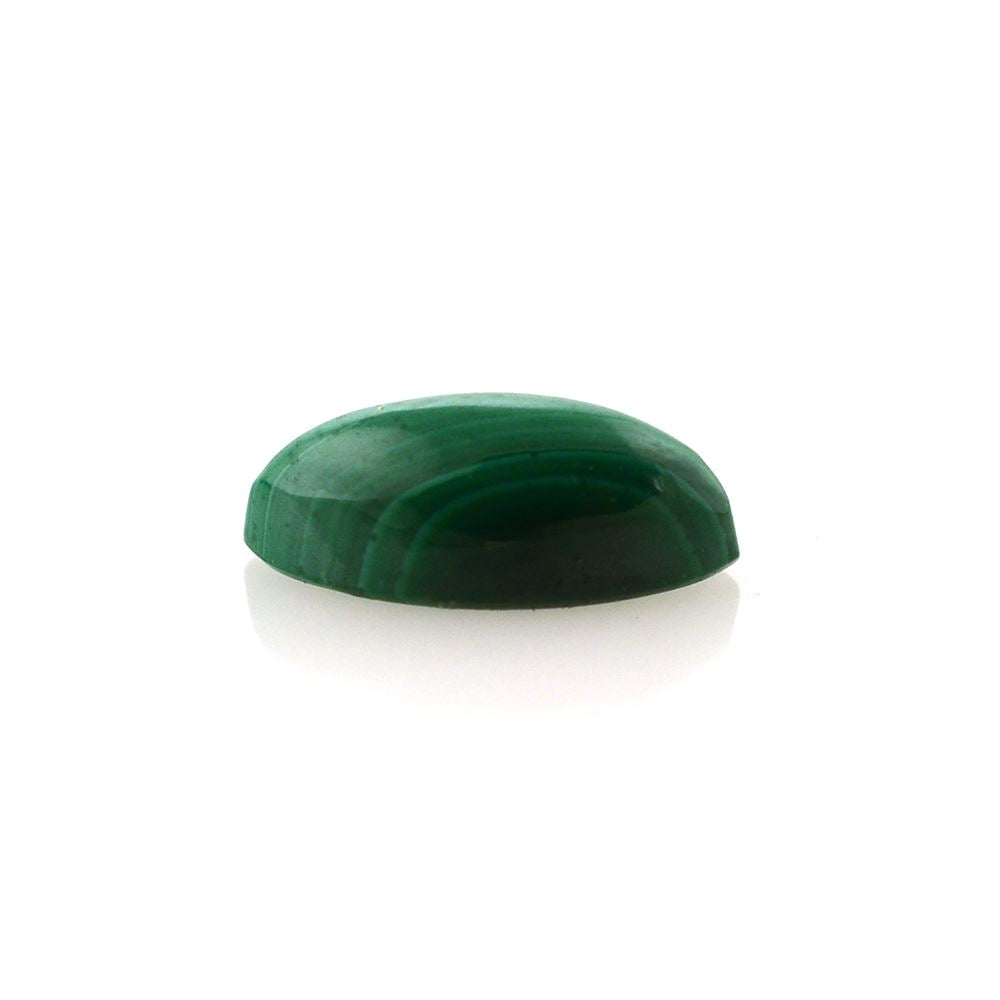 MALACHITE MARQUISE CAB (FROSTED BOTTOM) 6.30X3.30MM 0.47 Cts.