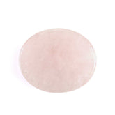 MILKY MORGANITE OVAL CAB (LITE) (SI) 12X10MM 4.66 Cts.