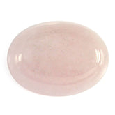 MILKY MORGANITE OVAL CAB (LITE) (SI) 16X12MM 8.68 Cts.