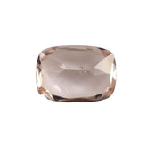 PEACH MORGANITE CUT CUSHION (A) (SI) 7X5MM 0.75 Cts.