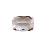 PEACH MORGANITE CHECKER CUT CUSHION (A) 7X5MM 0.86 Cts.