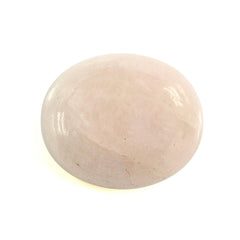 MILKY MORGANITE OVAL CAB 12X10MM 4.61 Cts.